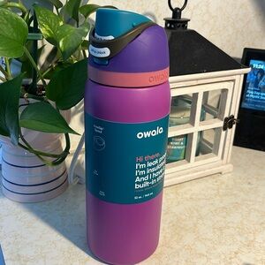 NWT Owala FreeSip Purple Voodoo Stainless Steel Water Bottle 32 oz